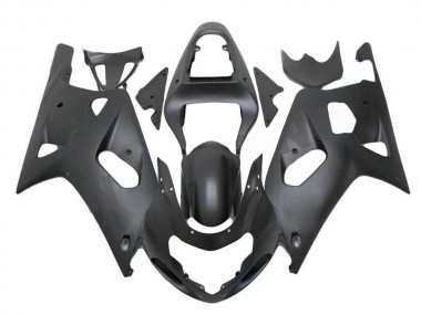 Suzuki GSXR 600 / 750 K1 K2 K3 01-03 Motorrad Verkleidungen - Matt Schwarz Kaufen